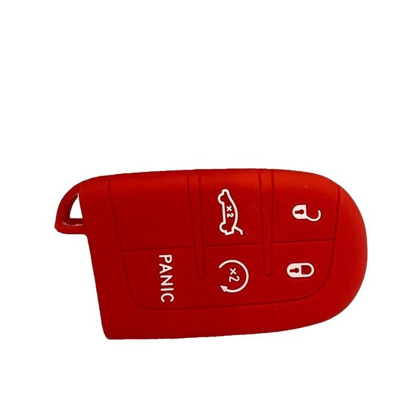 Silicone Car Key Cover Case Protector For Scat pack 392 Charger Challenger Red - Picture 2 of 2
